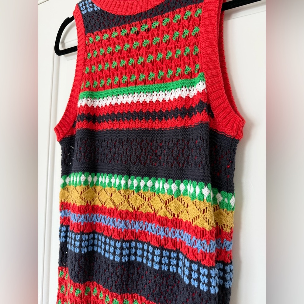 NWT Mango crochet knit tank dress - Picture 7 of 15